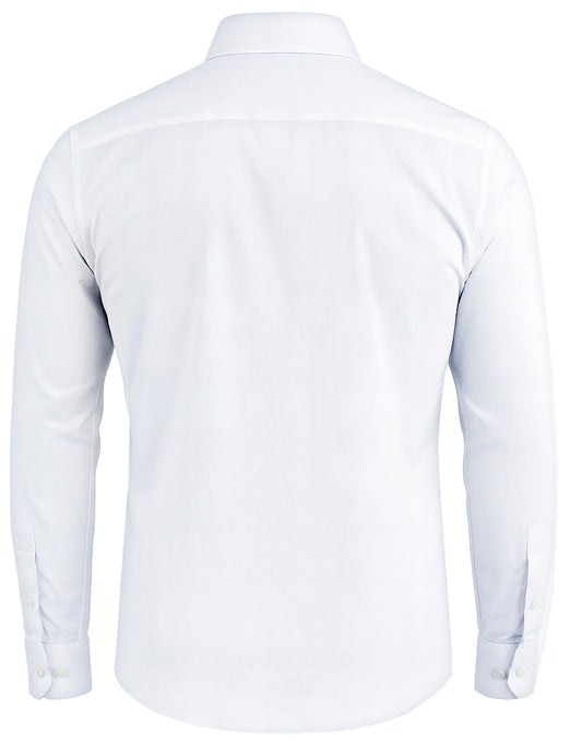 Arber Men's Cotton Dress Shirt – Long Sleeve Button-Down Collar Business Formal Office Shirt for Work or Events