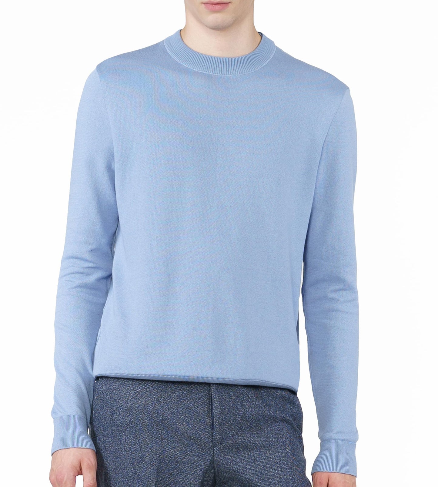 Arber Cotton Men's Knit Crew Neck Sweater – Lightweight Pullover for Office and Everyday Style