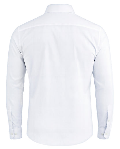 Arber Men's Cotton Dress Shirt – Long Sleeve Button-Down Collar Business Formal Office Shirt for Work or Events